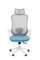 Офисное кресло Chairman CH563 белый пластик, бирюзовый