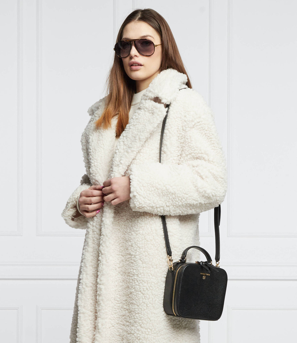 кожаная сумка-мессенджер Michael Kors - черный(32T0GT9C2L)