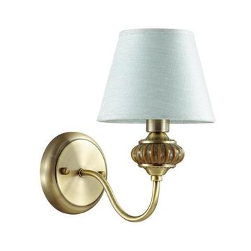 4430/1W УЦЕНКА CLASSI LN20 110 античная бронза, голубой, керамический декор Бра E14 1*40W 220V MATILDA