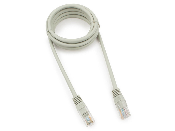 Cablexpert PP10-3M медный UTP кат.5e, 3м, разъем RJ-45 серый Патч-корд