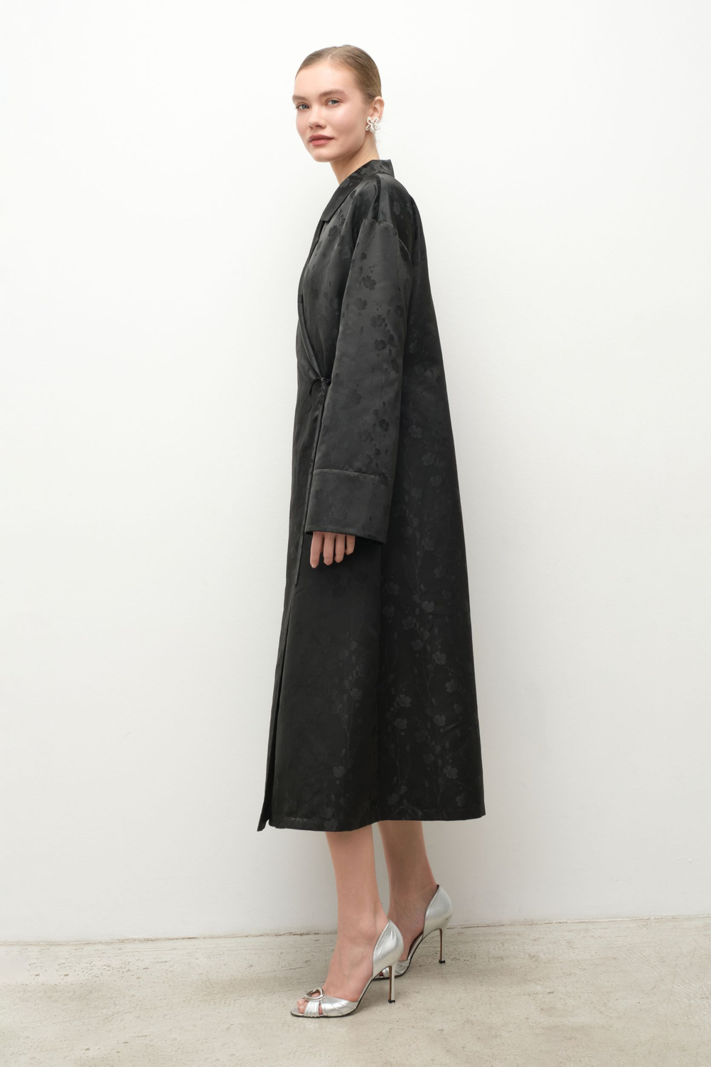 Платье кимоно в цветы