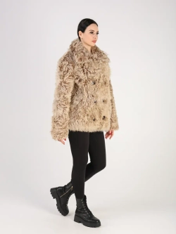 Дубленка зимняя шуба натуральная короткая