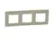 Рамка Legrand Etika 3-постовая слоновая кость 25684