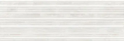 Настенная плитка ALMA Ceramica TWU11RXN004 Blare 60x20 белая / бежевая рельефная полосы