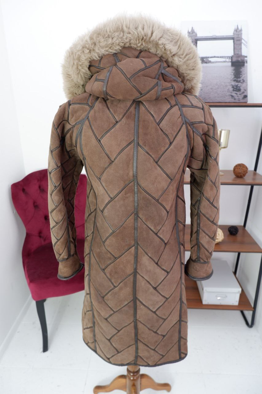 Дубленка кожаная 42-44 размер