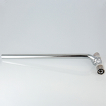 Пресс-фитинг – тройник с хромированной трубкой 15 мм, 20х15х20, 30 см