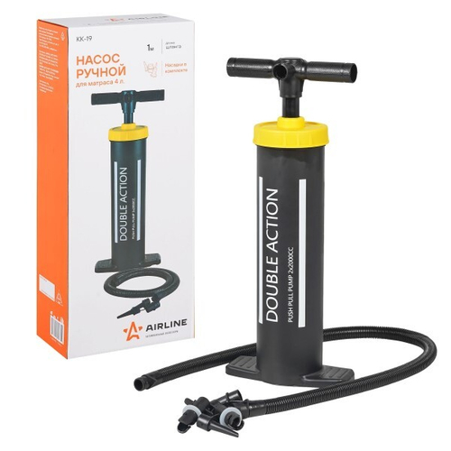 Насос ручной для матраса/лодок 4л (AIRLINE)