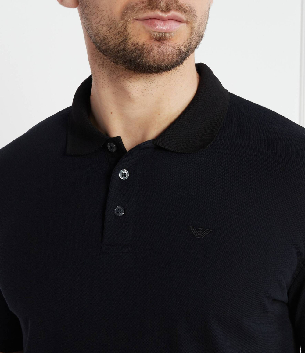Поло Emporio Armani - черный(3D1FM1 1JTKZ)