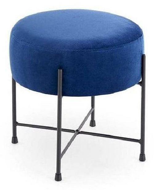 Пуф HALMAR NIVA синий/черный V-CH-NIVA-PUFA-GRANAT