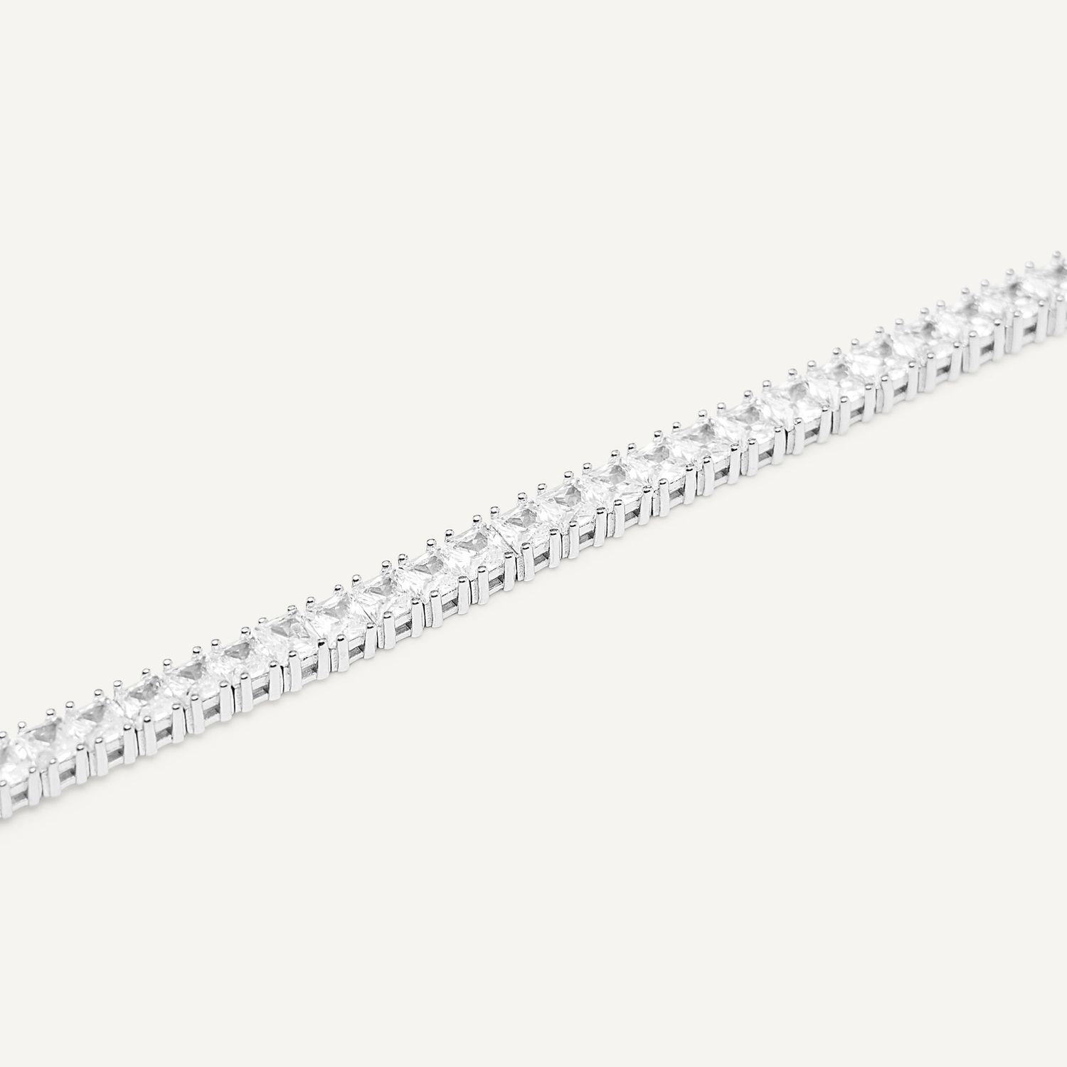 Браслет Tennis Bracelet - Delicate Square