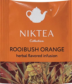 Niktea Rooibush Orange / Ройбуш Оранж, чай травяной в пакетиках, 2 x 25 шт.