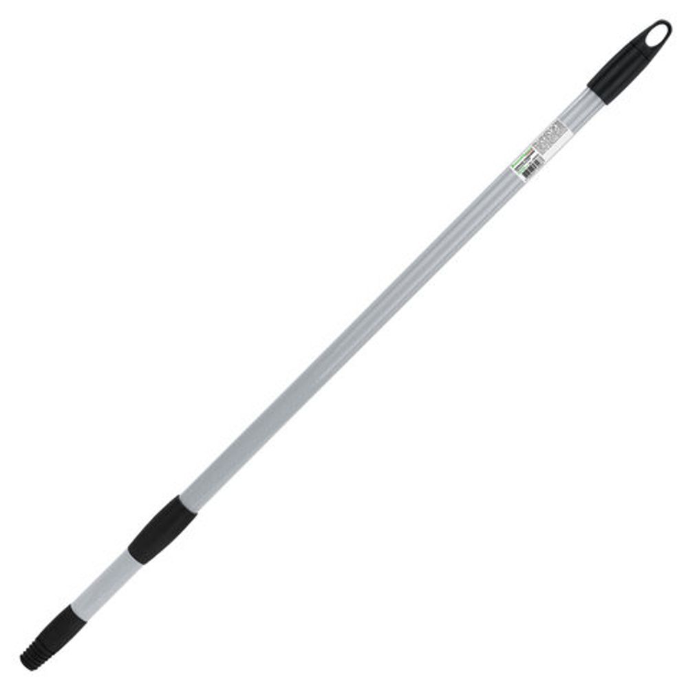 Черенок ТЕЛЕСКОПИЧЕСКИЙ для инвентаря 70-120 см, еврорезьба, металлопластик, серый, BOOMHOUSE (БУМХАУС) STANDART, 702234