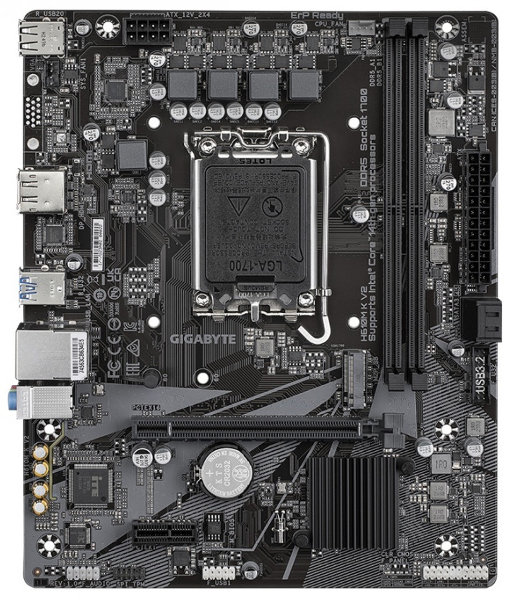 Материнская плата GIGABYTE H610M K V2