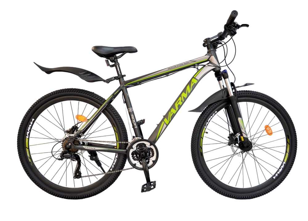 Велосипед 27,5&quot; VARMA DRACON H75DA Hydro 21ск тёмно-серо-зеленый (Россия)