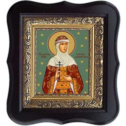 Христина Владимирская, святая княгиня мученица. Икона на холсте.