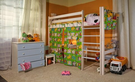 арт. 8006 Кровать Классика В-яр №2 (+стол и полки)