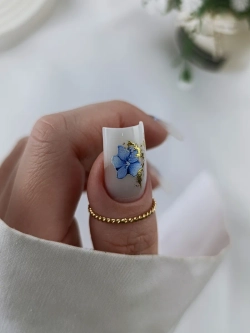 Lucky Rose Слайдеры наклейки для длинных ногтей 428