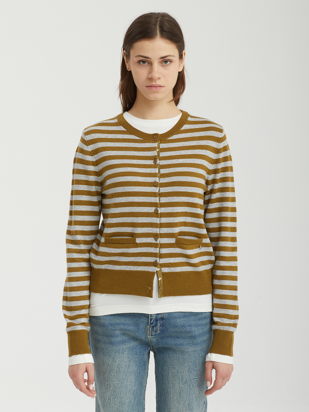 Женский Кардиган Cherry Stripe