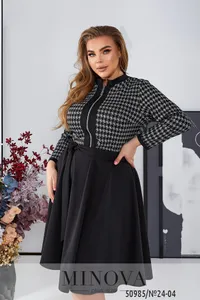 Платье 24-04-черный Minova
