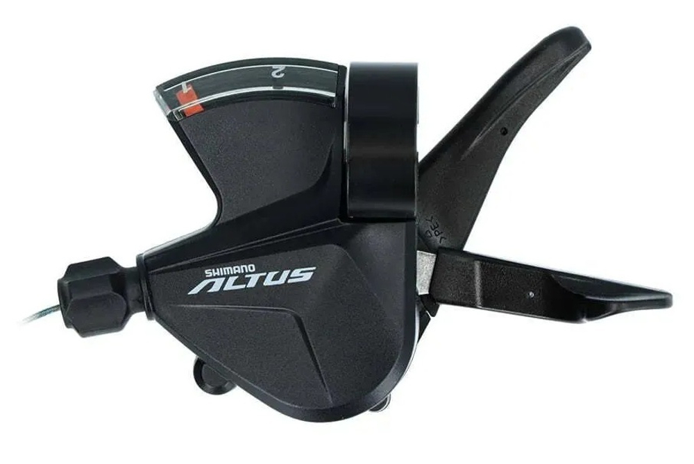 Шифтер Shimano Altus M315 левый 2 скорости трос 1800 мм