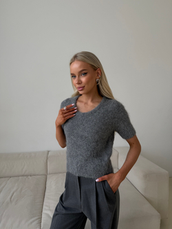 Джемпер Пушистик серый