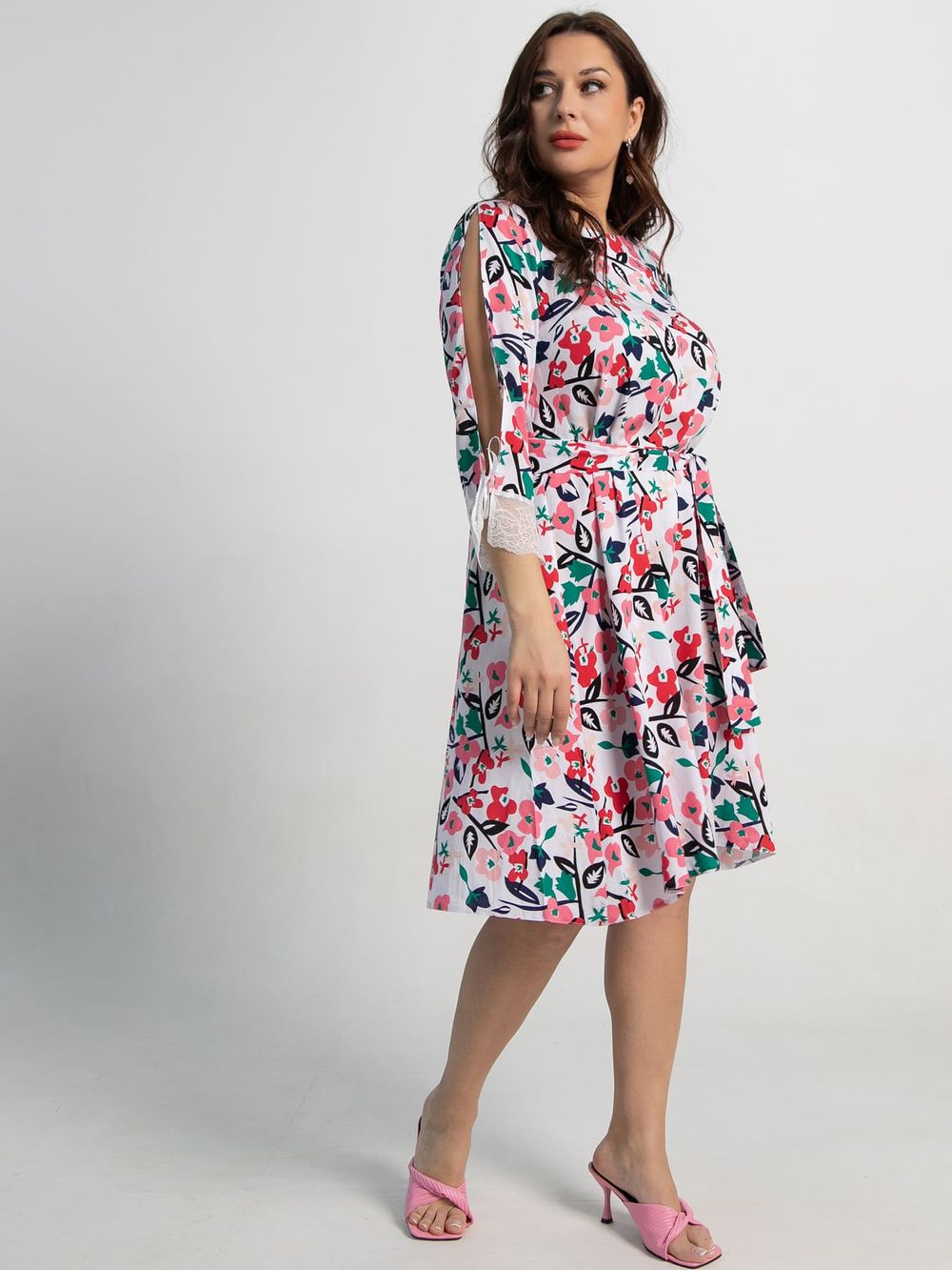 Платье Яна (белое) П15632-33М LT Collection