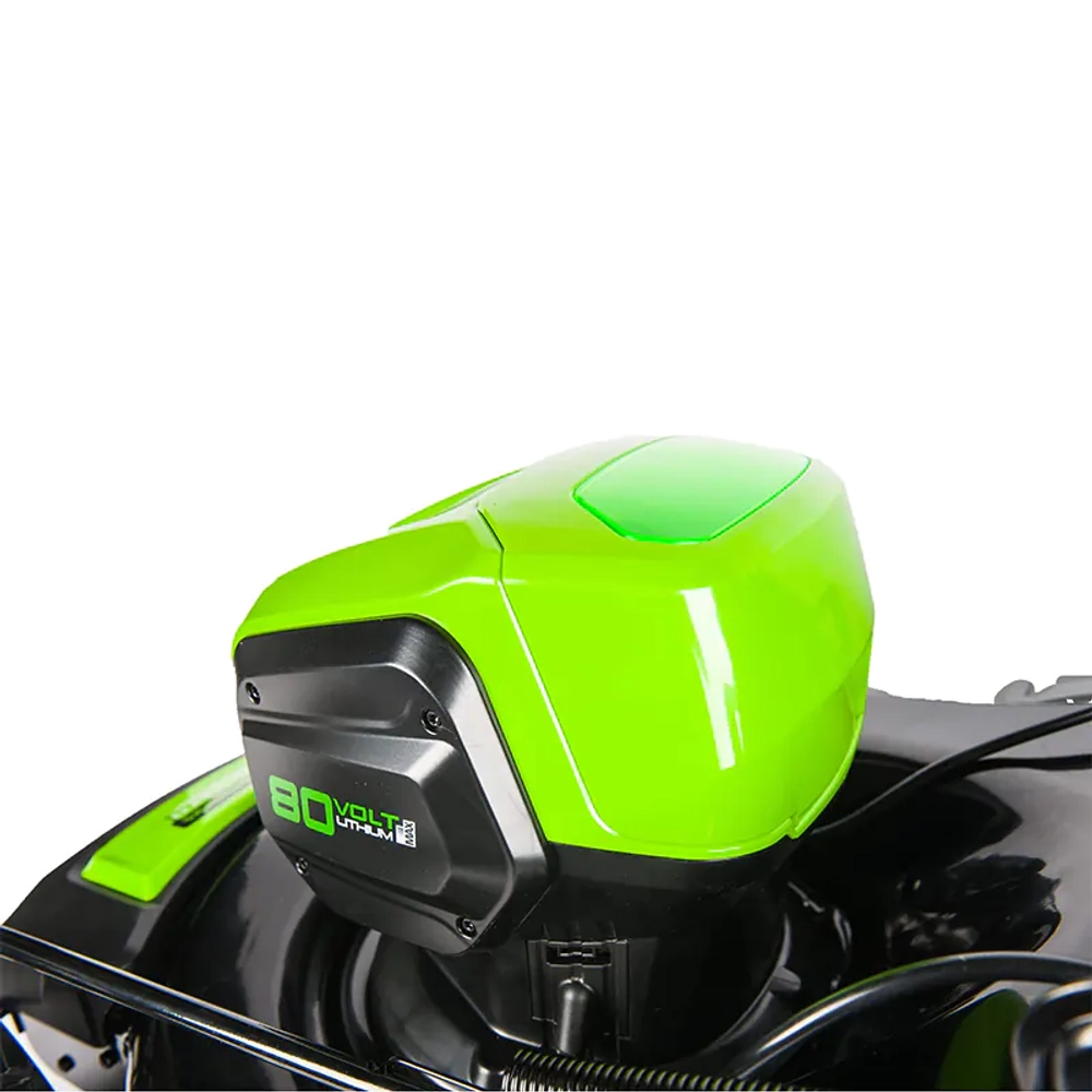 Аккумуляторная газонокосилка Greenworks GD80LM46SPK4 80V 80В самоходная (1 x 4 Ач, ЗУ) нож 46 см, 2501007UB