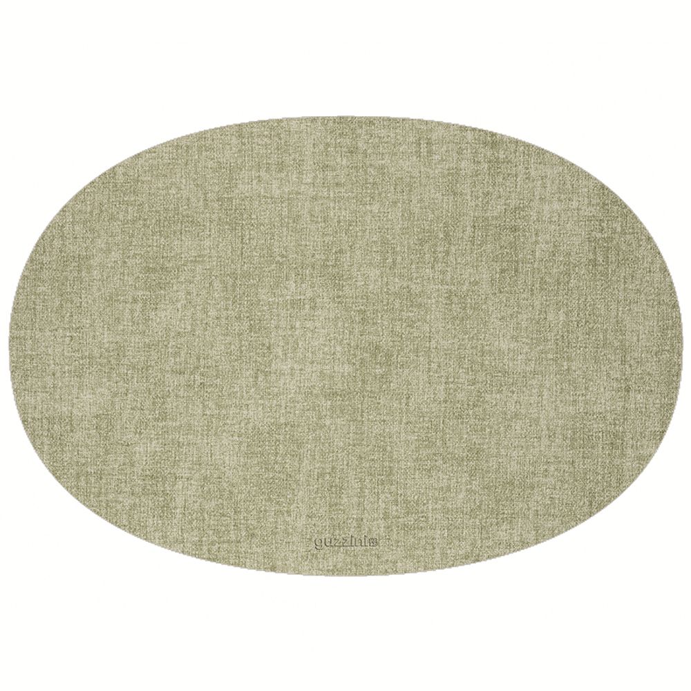 Салфетка подстановочная овальная двухсторонняя Fabric, мятная