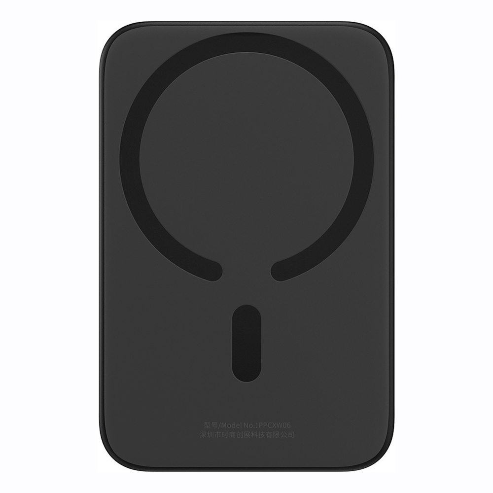 Внешний аккумулятор + Беспроводная зарядка Baseus Magnetic Wireless Charging Power Bank C+Qi 6000mAh 20W (MagSafe) - Black