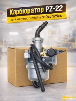 tt PZ22 карбюратор на мопед Альфа 110 кубов