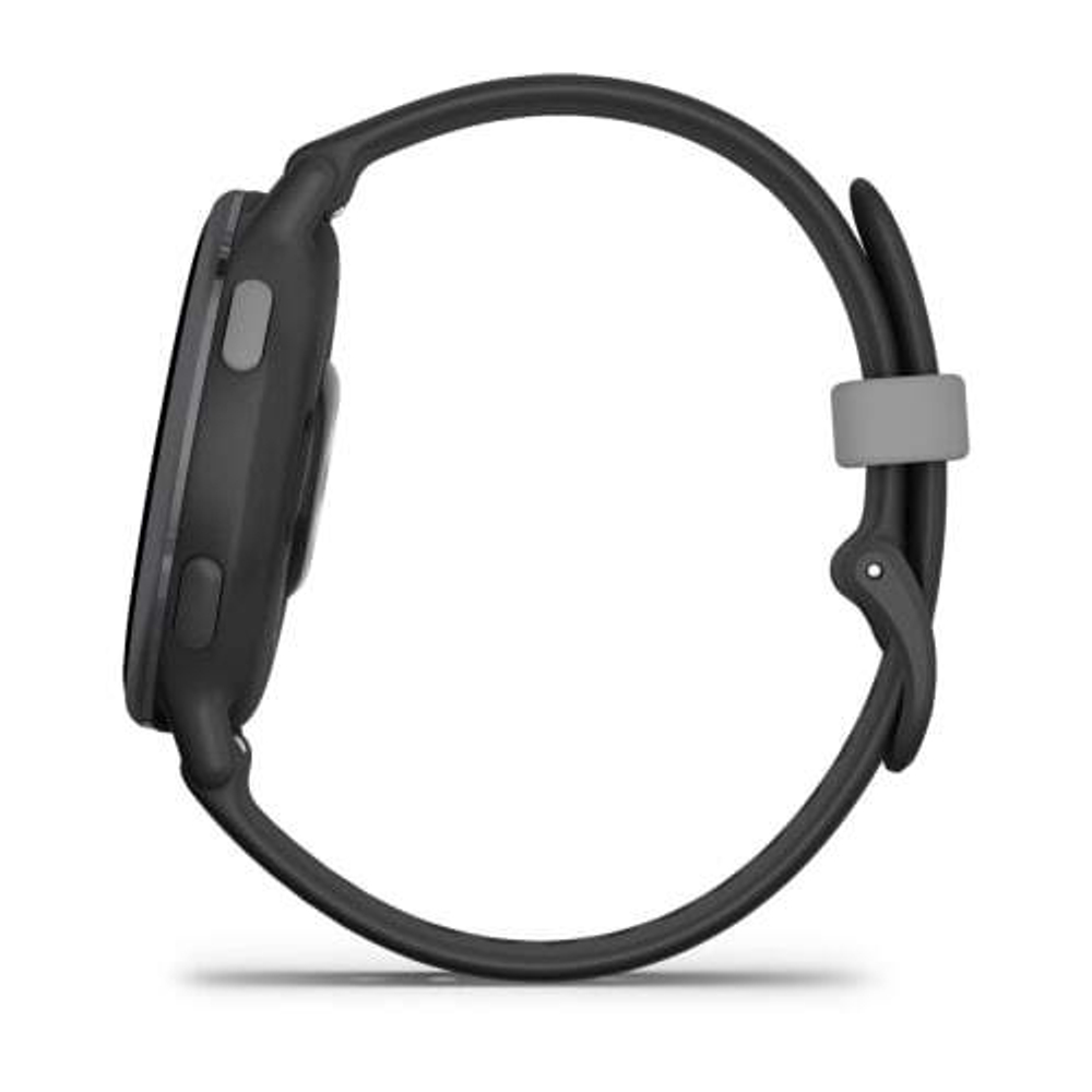 Смарт  часы Garmin Vivoactive 5 черные с серым безелем и силиконовым ремешком