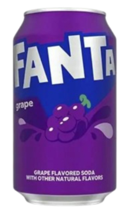 Газированный напиток Fanta со вкусом винограда (355 мл)