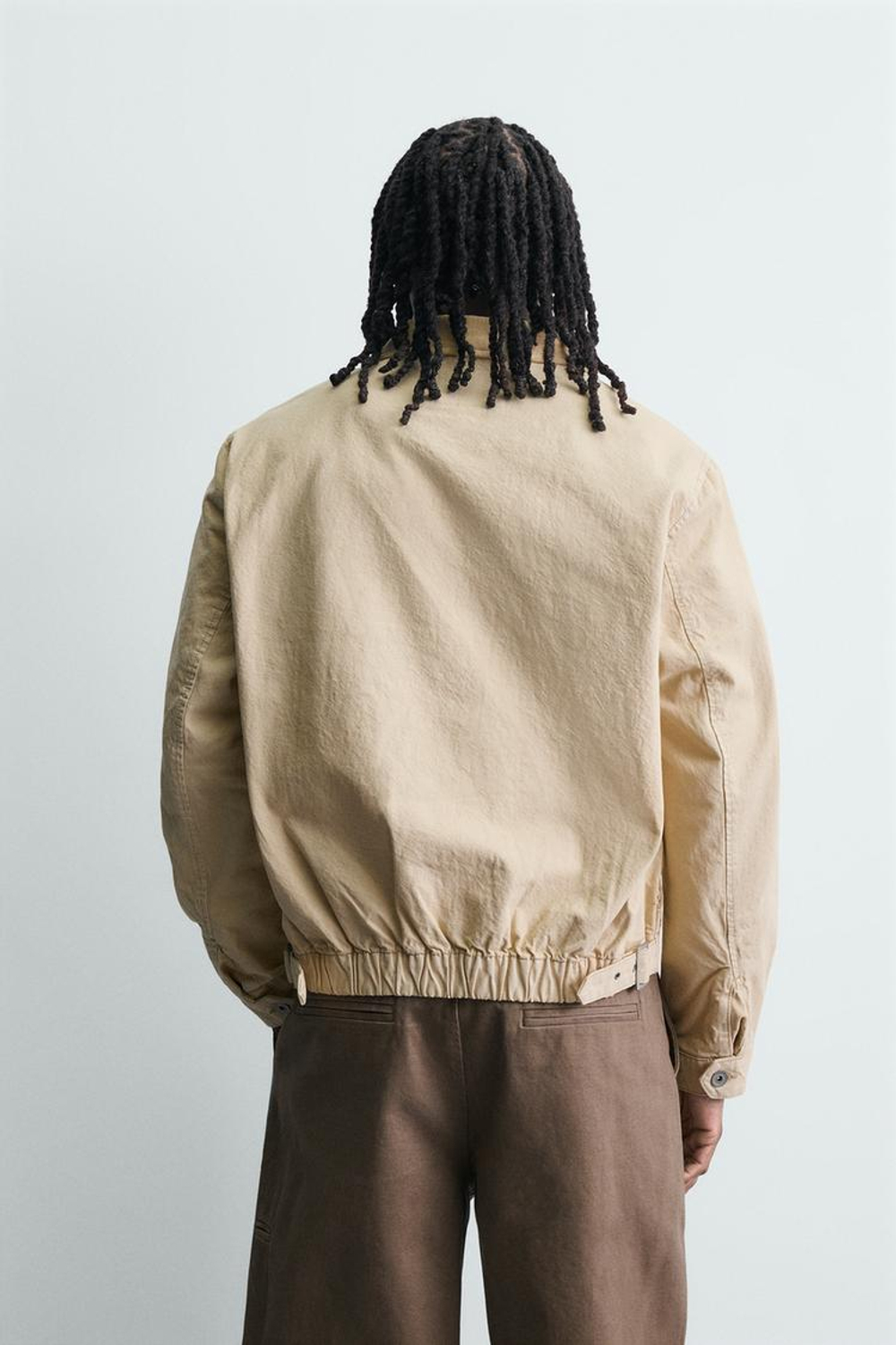 ZARA УКОРОЧЕННАЯ КУРТКА С ВЕЛЬВЕТОВЫМ ВОРОТНИКОМ, ЯИЧНО-ЖЕЛТЫЙ