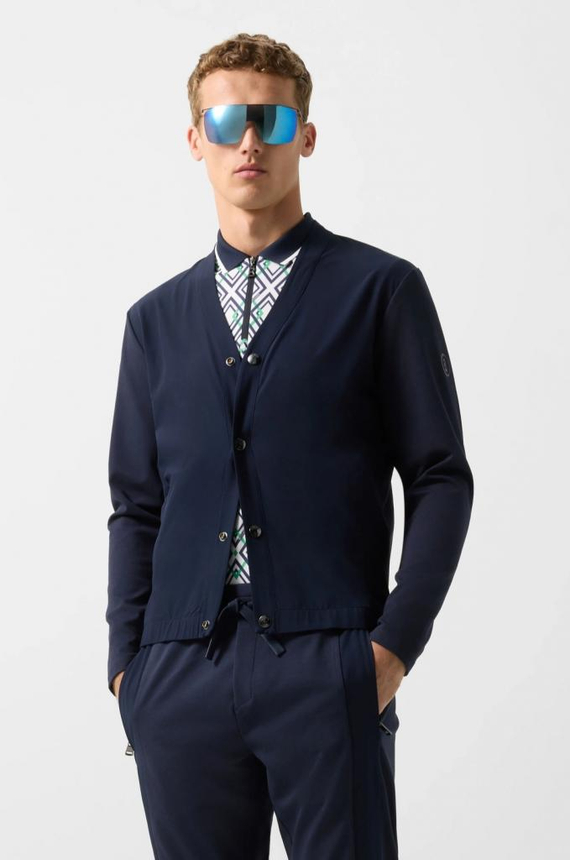 Кардиган BOGNER GOLF DARIO в синем цвете