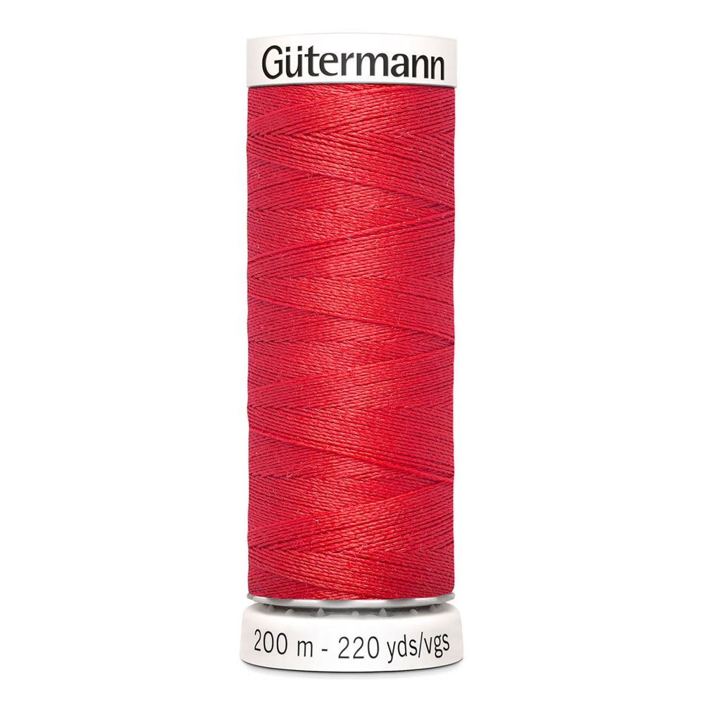Нитки универсальные Gutermann Sew-all 100 (200 метров), 5 кат. | 491 алый