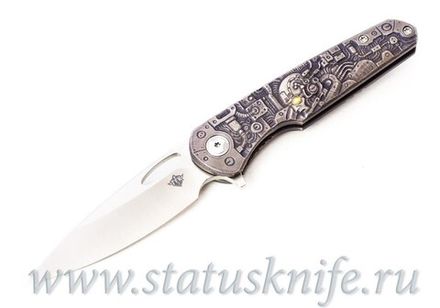 Нож TFK Flicker M398 Titanium Kolesnikov carving