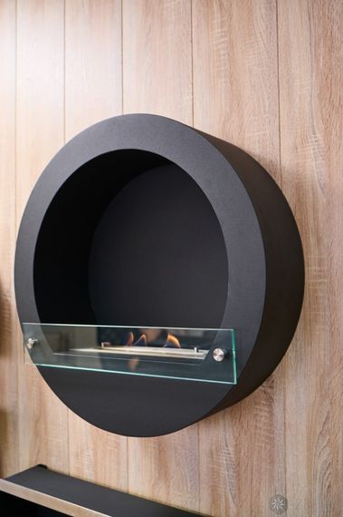 Биокамин ENIGMA черный/белый