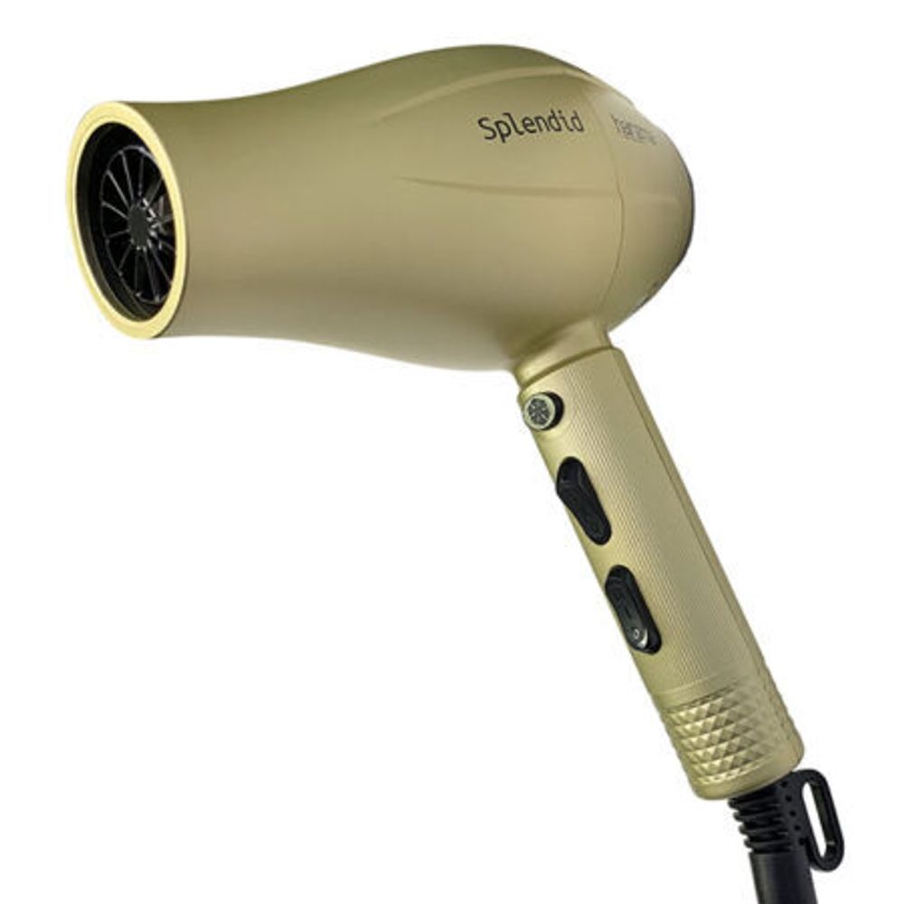 Фен для волос Harizma Splendid, 2200 Вт, залотой (h10225 gold)