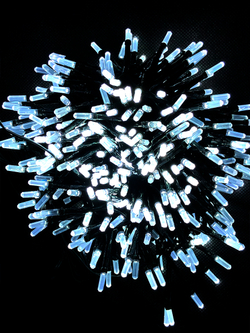 Гирлянда светодиодная "ФЕЙЕРВЕРК", 5 мм., 500 LED, холодный белый., 5м, 8 режимов MAG-G077-500