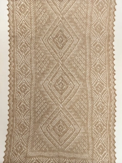 Оренбургский пуховый палантин А14060-08 темно-бежевый