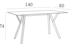 Стол пластиковый Max Table 140