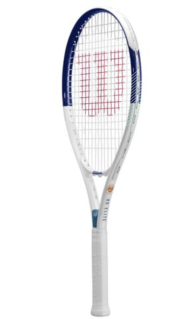 Теннисная ракетка Wilson Roland Garros Elite Adult - white/navy