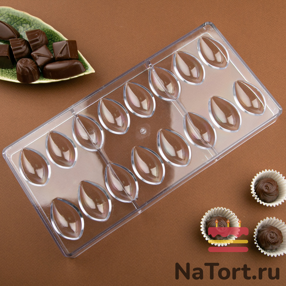 Форма поликарбонатная «Лепесток 16 ячеек»