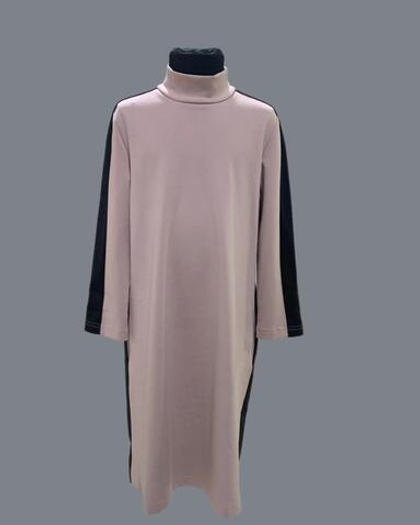 Платье трикотажное  с воротником для подростков