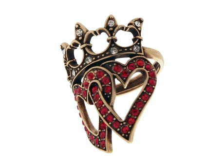 "Брюнвальдо" кольцо в медном покрытии из коллекции "Пальмира" от Jenavi