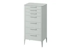 Комод Type oak высокии? 7 ящиков (светло-серый)
