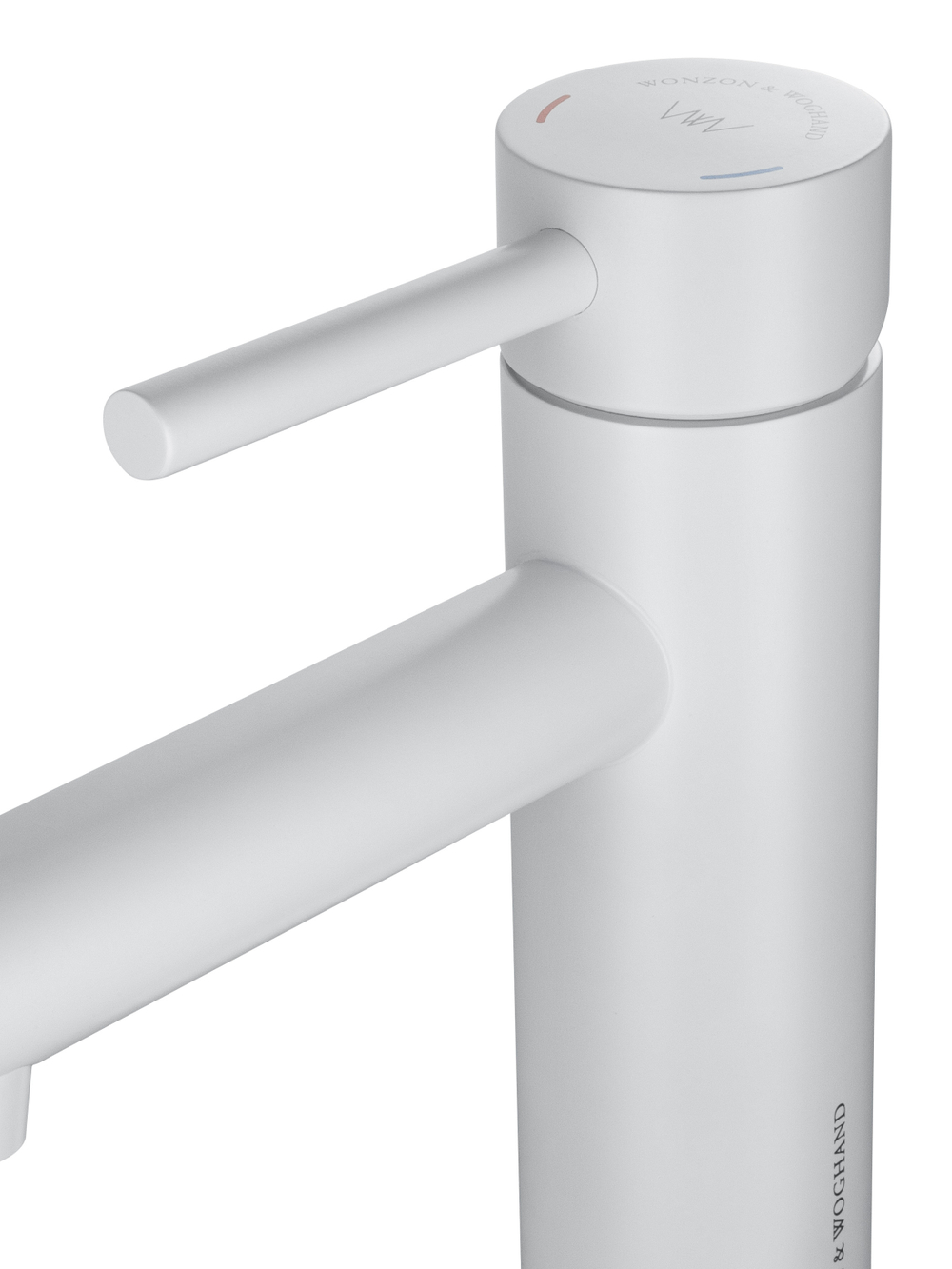 Смеситель для раковины WONZON & WOGHAND, Белый матовый (WW-H9089-MW)