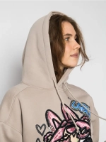 Толстовка утепленная с капюшоном