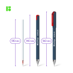 Ручка шариковая Berlingo "Ultra X2" красная, 0,7мм, игольчатый стержень