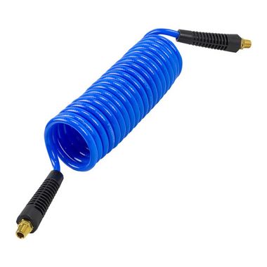 Шланг витой полиуретановый 6.5мм х 10мм х 5м с резьбовыми наконечниками 1/4'' Forsage F-AHC-48A